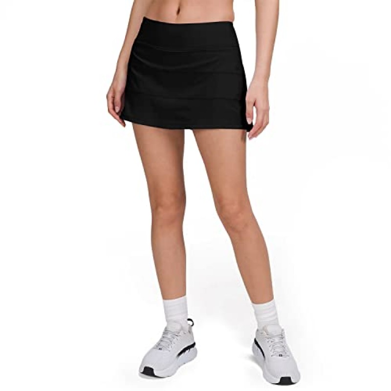 MCEDAR 운동 테니스 골프 Skorts 스커트 여성용 포켓 운동 러닝 스포츠 Pleated 스커트 캐주얼