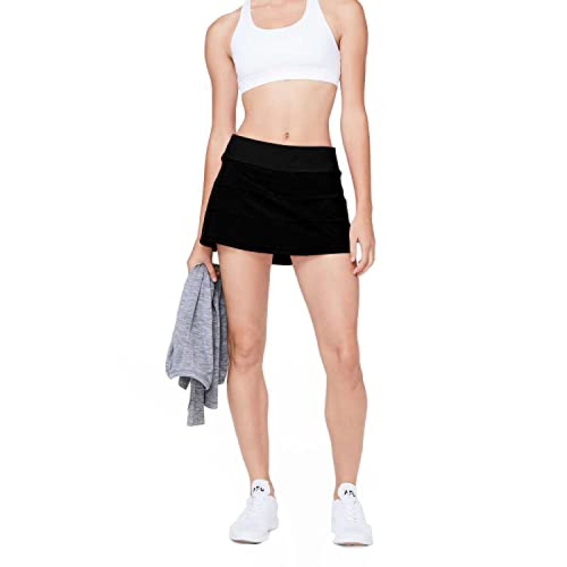 MCEDAR 운동 테니스 골프 Skorts 스커트 여성용 포켓 운동 러닝 스포츠 Pleated 스커트 캐주얼