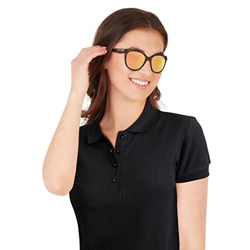 오클리 여성용 Oo9433 로우 키 라운드 선글라스