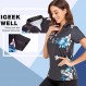 IGEEKWELL 여성용 골프 셔츠 반소매 칼라 폴로 셔츠 수분 흡수 레이디 골프 의류 프린트 테니스 스포츠 티셔츠…