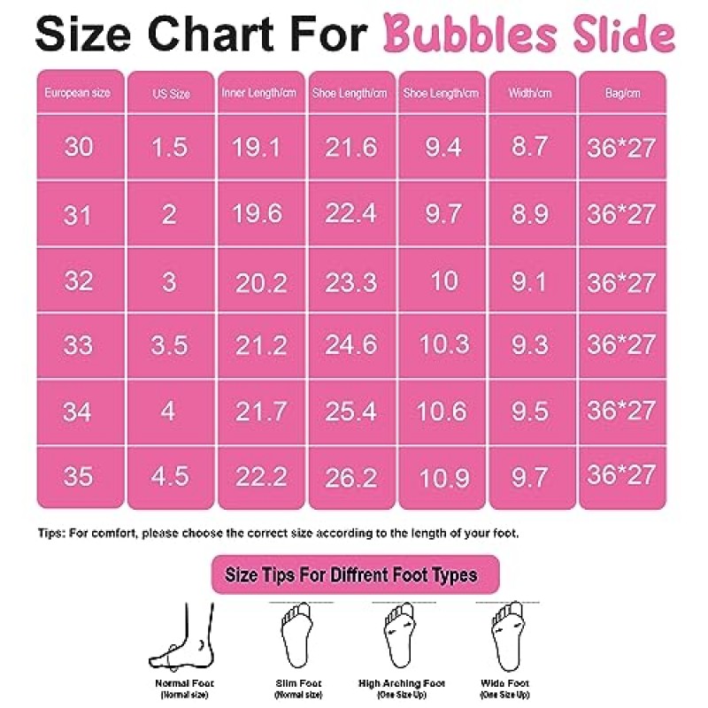Atamcoco Ultimate Bubble Slides 어린이를 위한 남녀공용 컬렉션 정원, 스파, 실내 및 실외용 미끄럼 방지 편안한 쿠션 골프 공 마사지 샌들(핑크, 2)