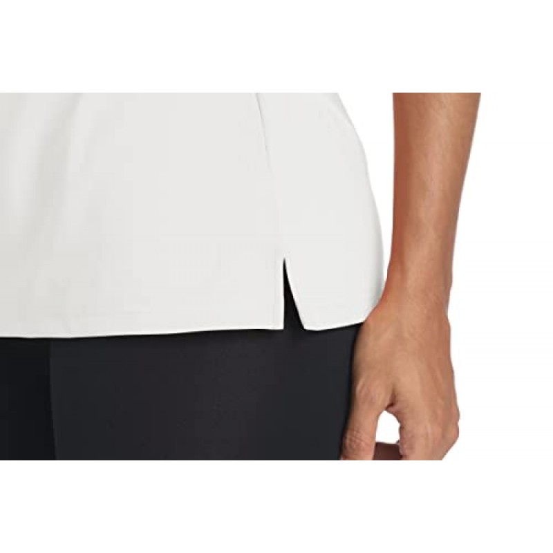 MAGCOMSEN 여성용 폴로 셔츠 UPF 50+ 자외선 차단 4 버튼 캐주얼 작업 빠른 건조 반소매 칼라 골프 셔츠