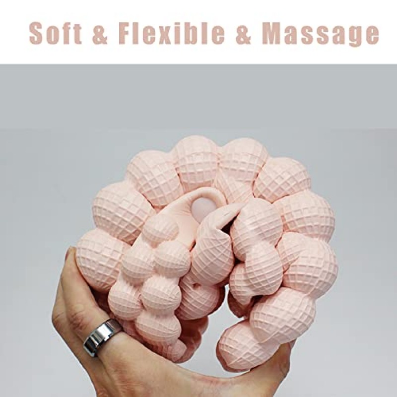 여성용 남성용 rosyclo 버블 슬라이드, 마사지 버블 웃긴 리치 슬리퍼 신발 소프트 스트레스 릴리프 스파 슬리퍼, 남녀공용 미끄럼 방지 비치 샌들, 홈 침실 샤워 실내 실외 골프 공 슬라이드