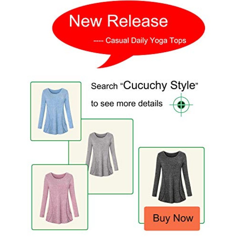 Cucuchy Womens 요가 상의 Flowy Fitness 운동 셔츠 반팔 액티브웨어