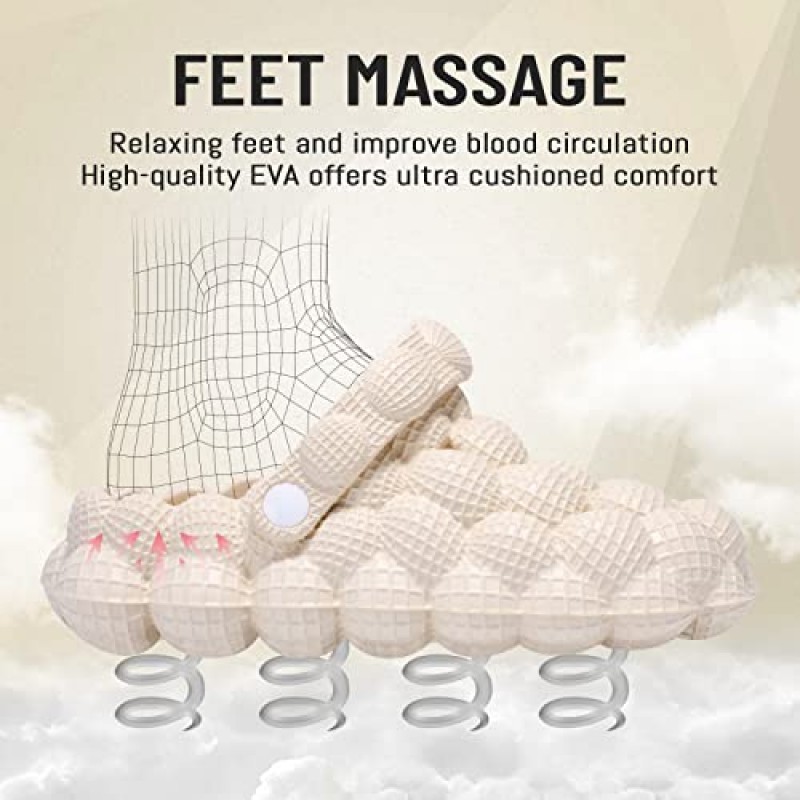 여성과 남성을 위한 DDXYYDS 버블 슬라이드, 스파 마사지 미끄럼 방지 골프 공 슬리퍼, 재미있는 열매 소프트 스트레스 릴리프 비치 하우스 침실 체육관 베개 샌들, 실내 실외용 남녀공용 샤워 슬라이드 신발