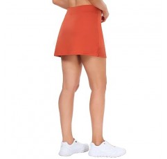 Ridshy 테니스 스커트 여성용 운동 골프 Skorts 운동 러닝 스커트 스포츠 Activewear 반바지 포켓 2 팩