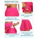 Ganado Pleated 테니스 스커트 여성용 포켓 하이 웨이스트 골프 운동 Skorts 스커트 운동 캐주얼 Activewear
