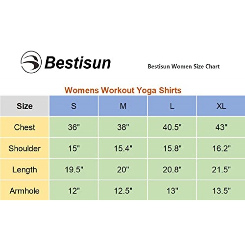 Bestisun 여성 반팔 크로스 백 운동 자르기 탑 백리스 요가 운동 체육관 셔츠