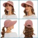 Century Star Womens Sun Hat 와이드 브림 자외선 차단 여름 바이저 2 in 1 Zip-Off 비치 모자 여성용 골프 모자 야외 모자