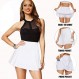 Beschte Womens Pleated 테니스 스커트 골프 스커트 여성용 포켓 반바지 미니 하이 웨이스트 여성용 운동 스커트