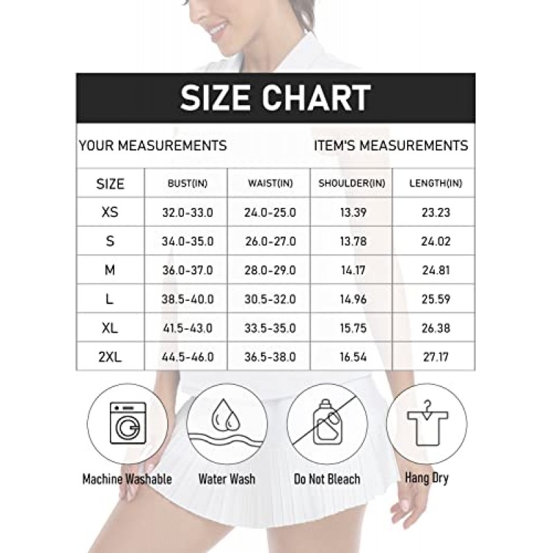 MoFiz 여성 Racerback 민소매 골프 폴로 셔츠 v 넥 칼라리스 테니스 러닝 탱크 탑 Quick Dry Athletic Casual