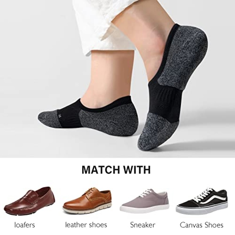 Gonii 노쇼 양말 여성 운동 압축 러닝 로우컷 쿠션 양말 5-6쌍