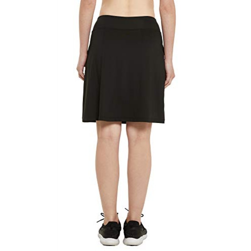 HonourSex 여성 Skorts 무릎 길이 스커트 인과 Skorts 스커트 포켓 골프 스커트 플러스 사이즈 Skorts