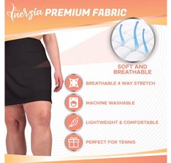 Inerzia 2 Pack Skorts 여성용 플러스 사이즈 스커트 여성용 하이 웨이스트 액티브 Skort 골프 및 테니스 스커트