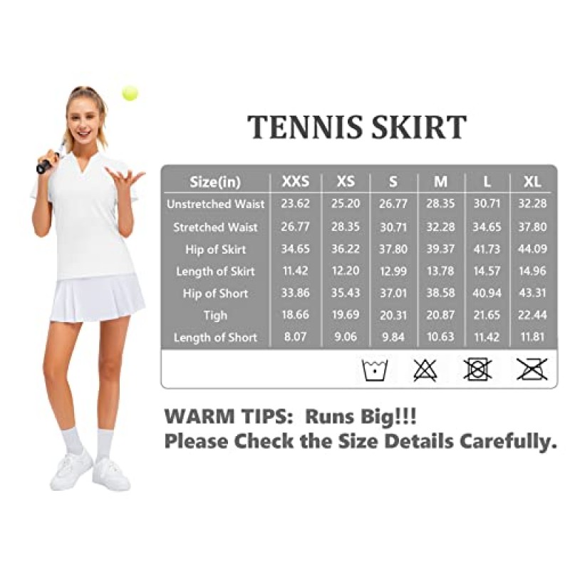 테니스 스커트 여성 운동 Skort Pleated 스커트 운동 러닝 스커트 포켓이있는 여성용 골프 스커트 Y2K 미니 스커트