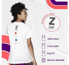 ZUMBA 100% 면 셔츠, 남녀공용 재미있고 편안한 액티브 탑