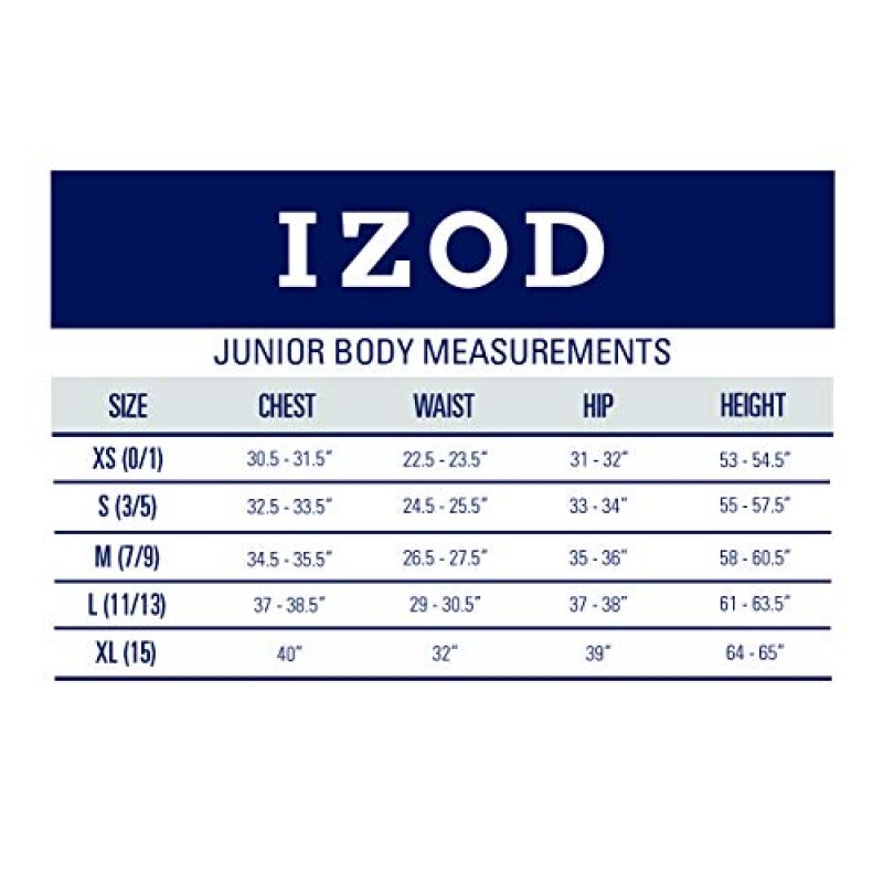 IZOD 주니어 유니폼 스트레치 제깅스