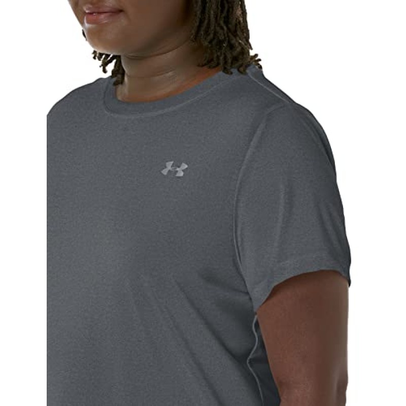 Under Armour 여성 테크 반팔 크루 - 솔리드