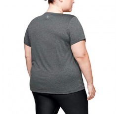 Under Armour 여성 테크 반팔 크루 - 솔리드