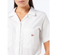 Dickies 여성용 반팔 플렉스 커버올