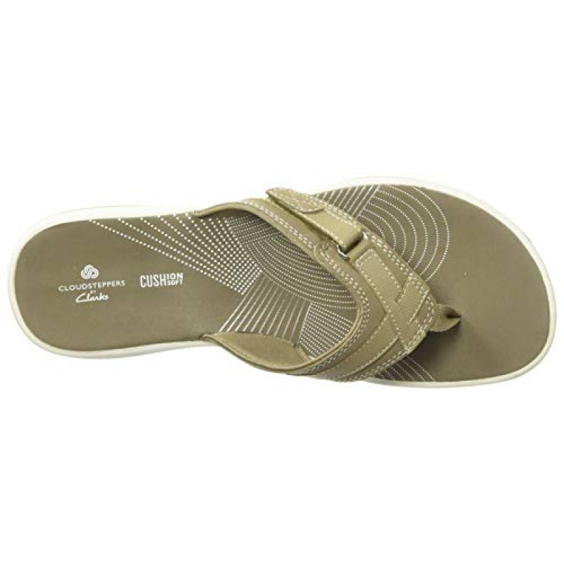 Clarks 여성용 브리즈 씨 플립플롭