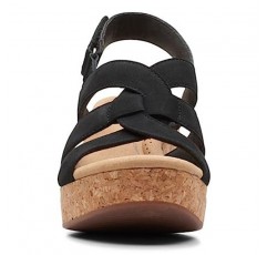 Clarks 여성용 지젤 비치 웨지 샌들