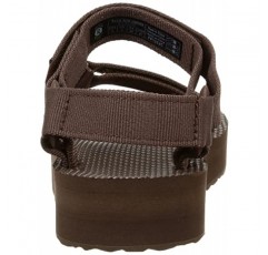 Teva 여성용 미드폼 유니버설 샌들, 레인포레스트 브라운, 9