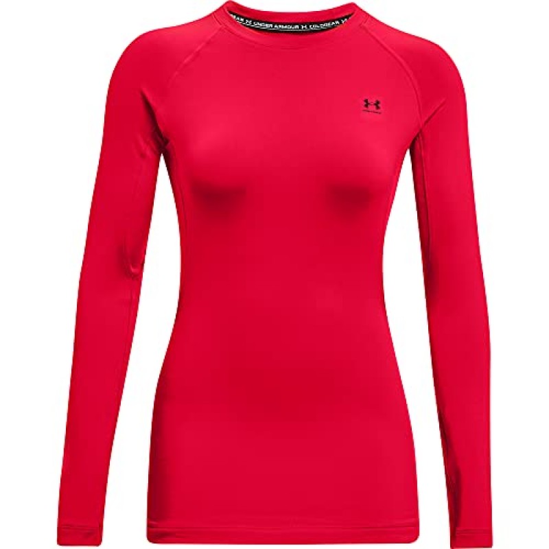 Under Armour 여성용 Authentics 긴 소매 크루넥 티셔츠