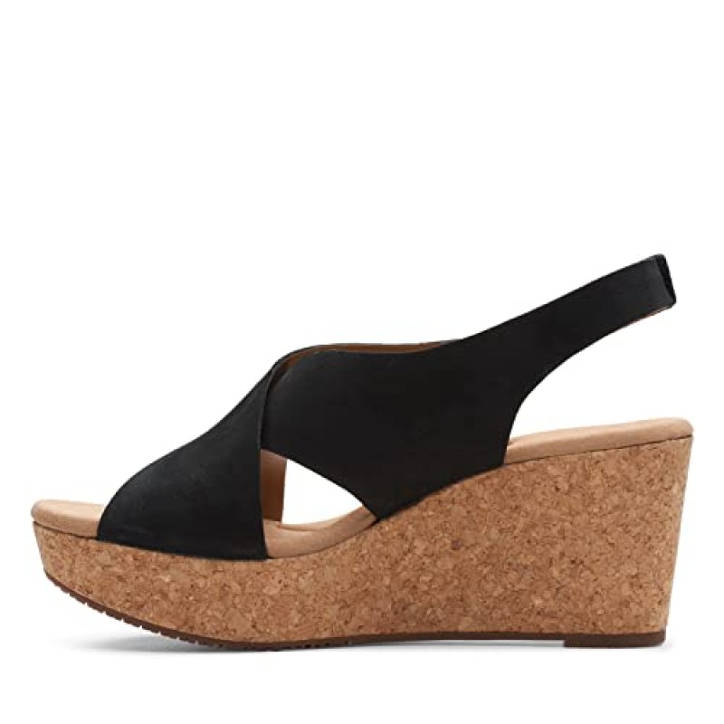 Clarks 여성용 애나델 어윈 웨지 샌들