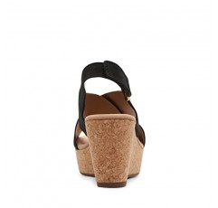 Clarks 여성용 애나델 어윈 웨지 샌들