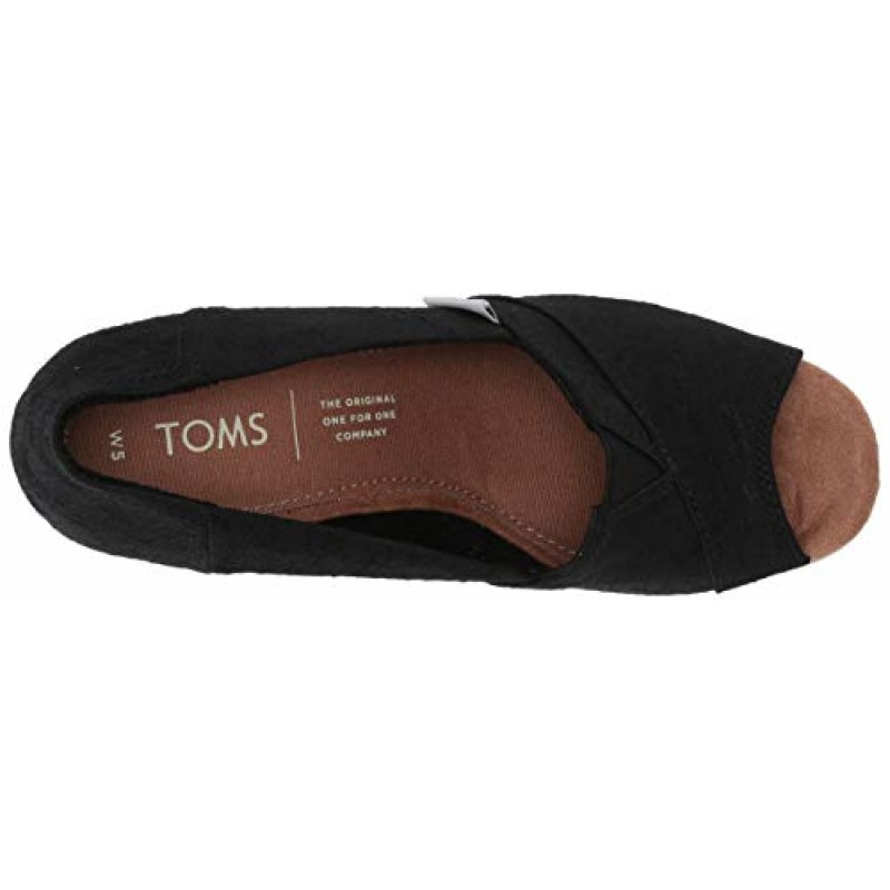 TOMS 여성용 클래식 에스파드리유 웨지 샌들