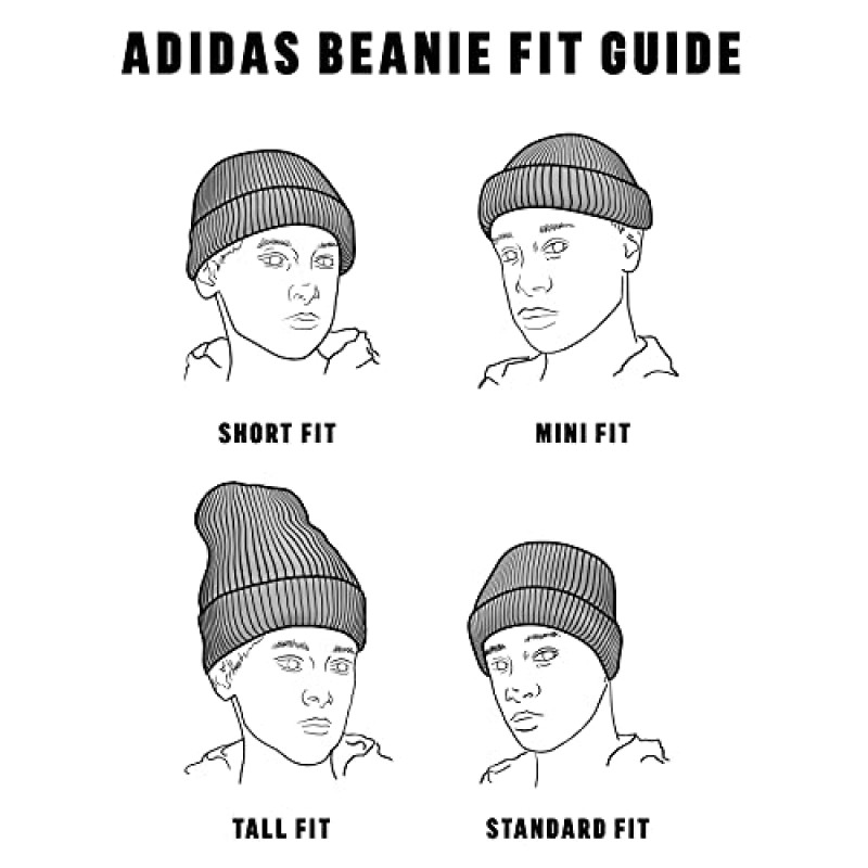adidas Originals 코스믹 폼 볼리 커프 폴드 비니