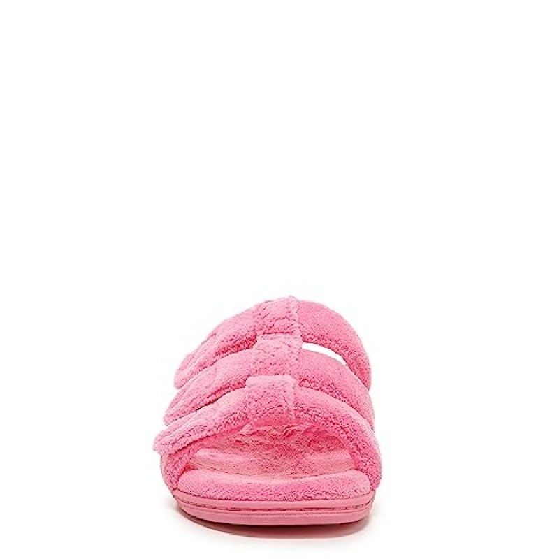 Vionic 조정 가능한 발가락 부분 슬리퍼(보조용 아치 지지대 포함) - Indulge Snooze