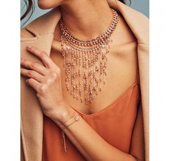 Kendra Scott Elaina 여성용 조절 가능한 체인 팔찌, 패션 주얼리, 금도금