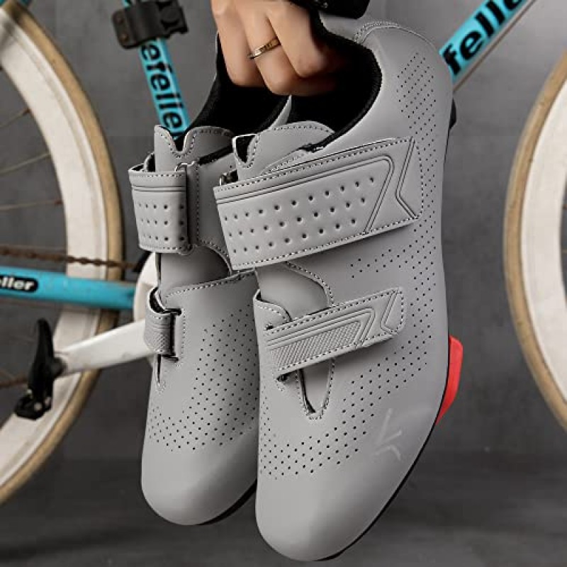 ULTIANT Mens Womens 사이클링 신발 Peloton & Look Delta/SPD 클리트와 호환 Peloton 자전거 신발 도로 자전거 타기 신발