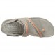 Merrell Terran 3 Cush 컨버트 포스트 여성 샌들, 누벅 가죽 어퍼 및 조절 가능한 후크 루프 클로저