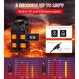 7.4V 30000mah 배터리 팩이 포함된 THOUSTA 가열 조끼 13개의 가열 영역 3s 남성 여성을 위한 빠른 가열 전기 따뜻한 조끼