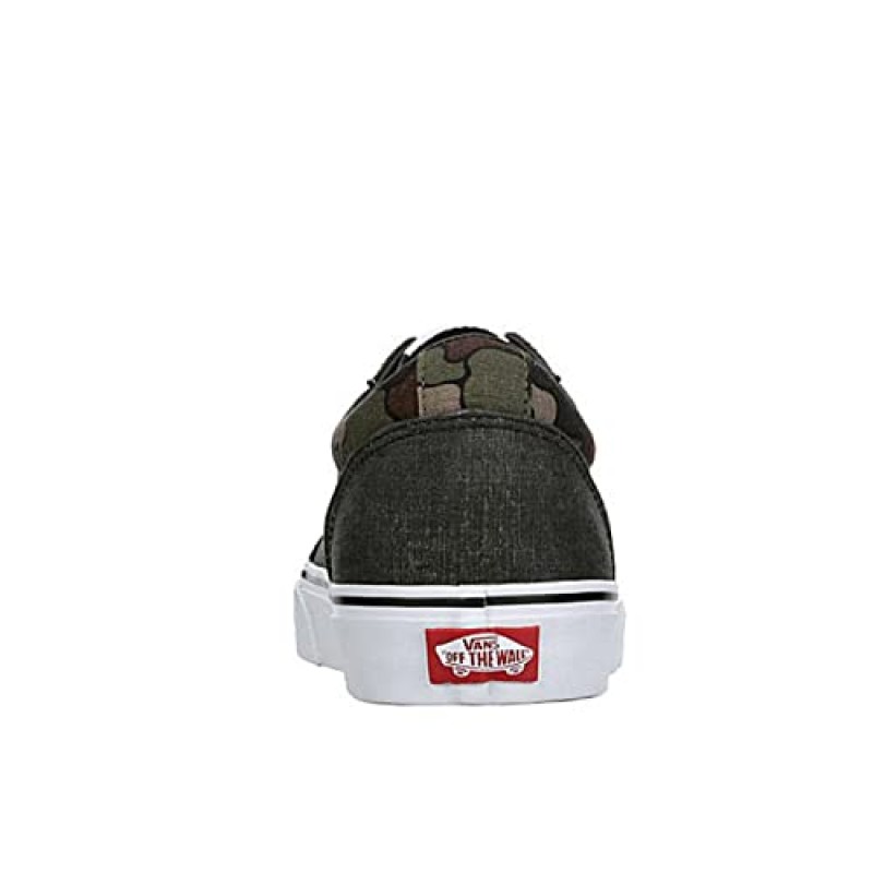 Vans 유니섹스 워드 워시드 덕 레이스업 로우컷 디자인 스니커즈 - 카무플라주 블랙