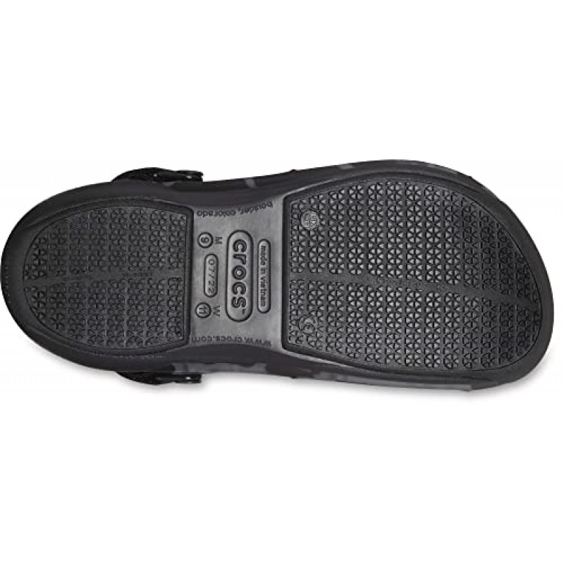 Crocs 남성 및 여성 비스트로 프로 워크 클로그 미끄럼 방지 작업화, 그레이트 너싱 또는 셰프 신발