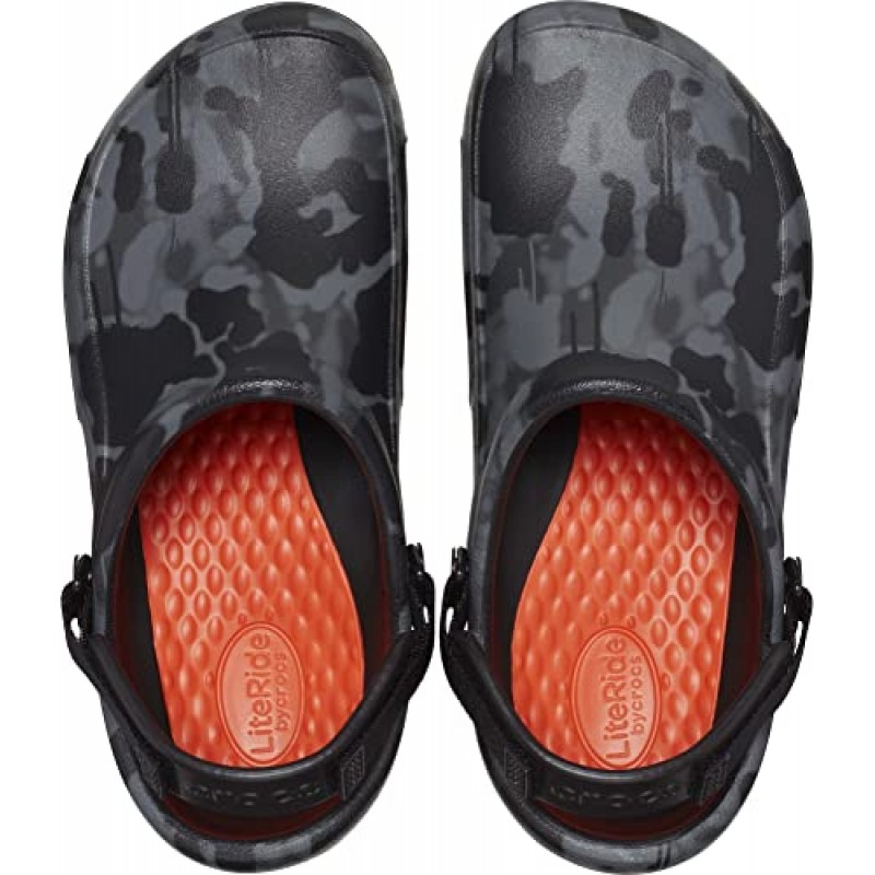 Crocs 남성 및 여성 비스트로 프로 워크 클로그 미끄럼 방지 작업화, 그레이트 너싱 또는 셰프 신발