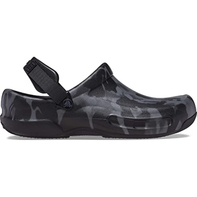 Crocs 남성 및 여성 비스트로 프로 워크 클로그 미끄럼 방지 작업화, 그레이트 너싱 또는 셰프 신발