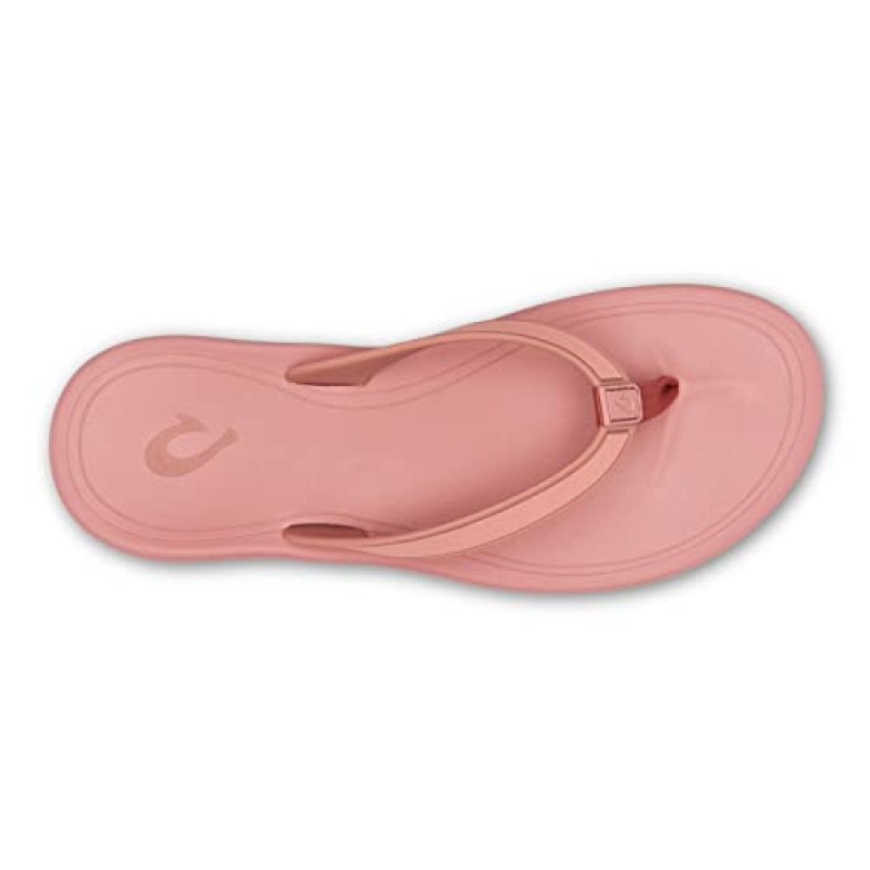 OLUKAI Kapehe 여성용 비치 샌들, 속건성 플립플롭 슬라이드, 방수 및 현대적인 로우 프로파일 디자인, 하루 종일 편안한 핏 및 젖은 그립 밑창