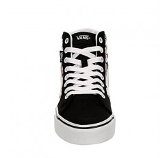 Vans 남녀공용 Filmore 하이탑 캔버스 스니커즈 - 버터플라이 체커보드 멀티컬러