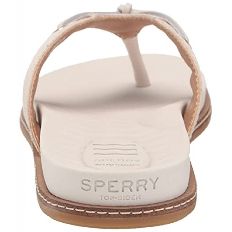 Sperry 여성용 웨이브사이드 플러시웨이브 끈 플립플롭