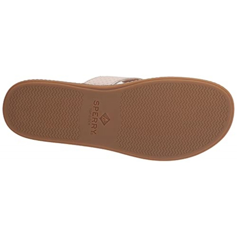 Sperry 여성용 웨이브사이드 플러시웨이브 끈 플립플롭