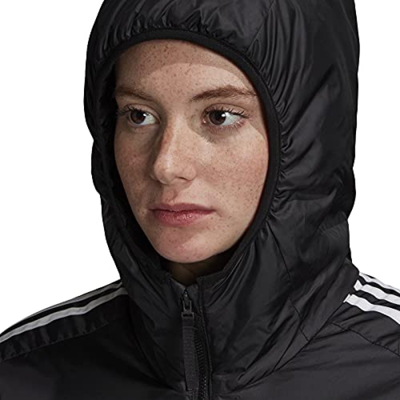 adidas 여성용 스탠다드 에센셜 보온 후드 재킷