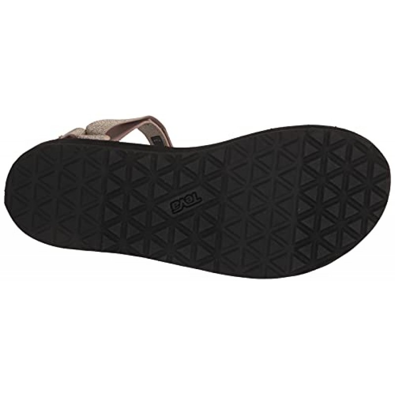 Teva 여성용 W 미드폼 유니버설 샌들, 메탈릭 샴페인, 8