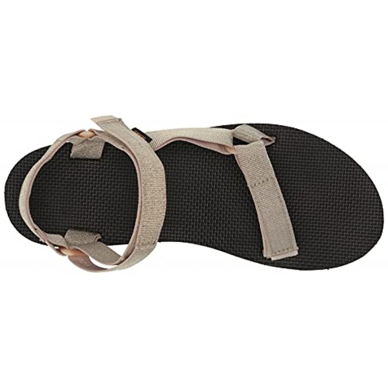Teva 여성용 W 미드폼 유니버설 샌들, 메탈릭 샴페인, 8