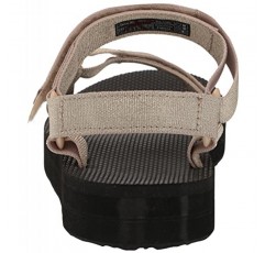 Teva 여성용 W 미드폼 유니버설 샌들, 메탈릭 샴페인, 8