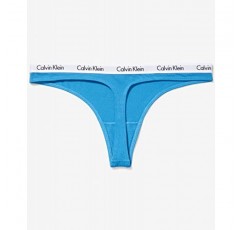 Calvin Klein 여성용 캐러셀 로고 프라이드 코튼 스트레치 끈팬티, 5팩